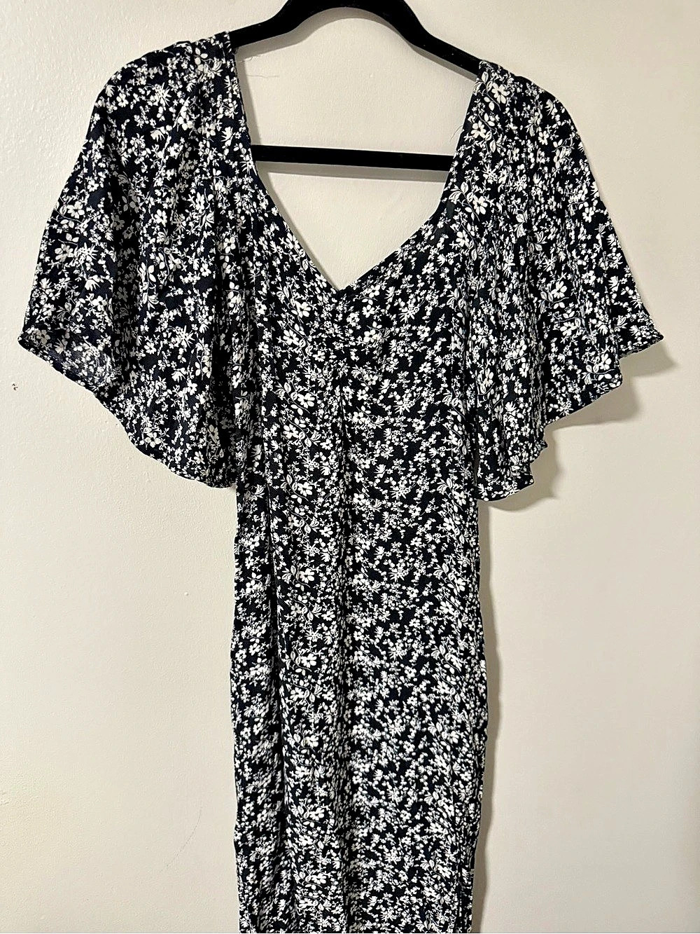 Target New Day Floral Dress in Black & White